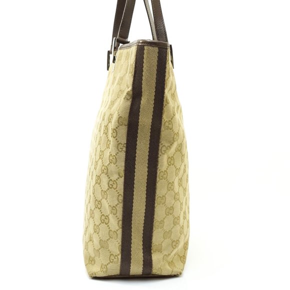 Auth Gucci Bag Brown Canvas #7270G15 - Picture 5 of 13